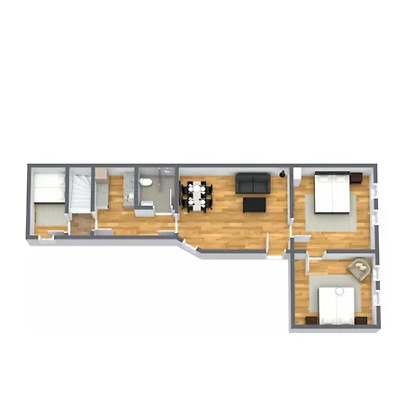 Scandinavian Style 3br In Centre Apartment